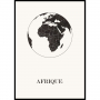 Carte du monde triptyque - afrique