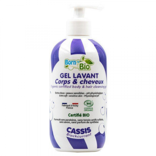 Gel lavant corps et cheveux Cassis made in France