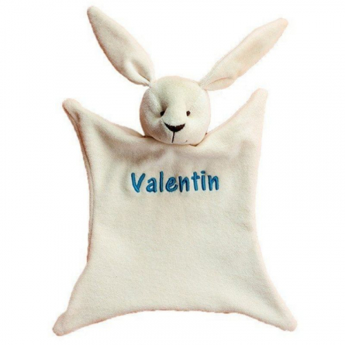 Doudou Lapin personnalisable made in France