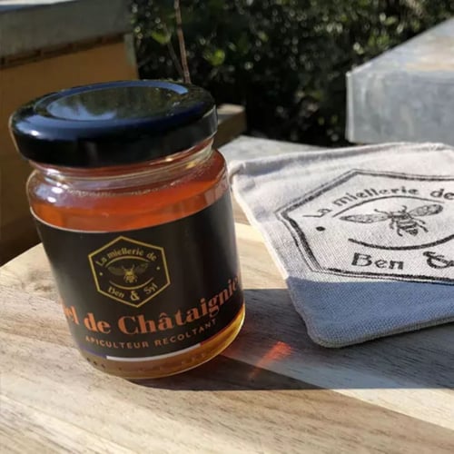 Coffret cadeau au Châtaignier -  miel fabriqué en france